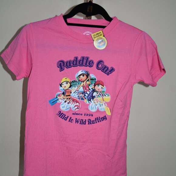NWT Pink Cute T-Shirt for Girls Who Like Water - Picture 1 of 8